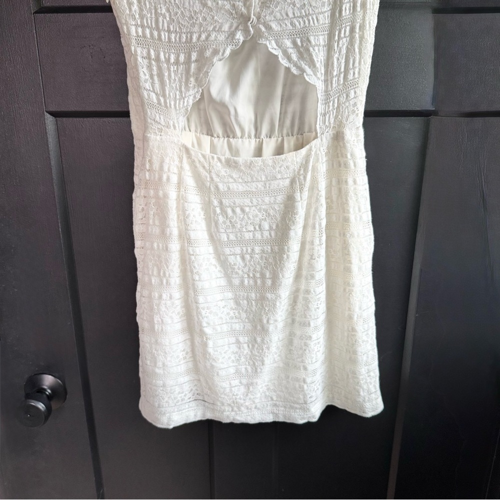 Dolce Vita White Mini Dress - Size S  👰🌸 - Picture 13 of 14